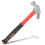 Claw Hammer Fibre Glass Handle 450g