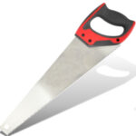 Hand saw 450mm plastic handle