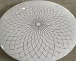 30W LED Ceiling light Spiral pattern diffuser