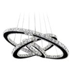Crystal Chandelier Light 3 Rings