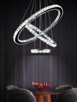 Crystal Chandelier Light 3 Rings