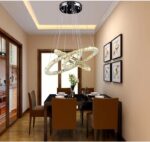 Crystal Chandelier Light 3 Rings