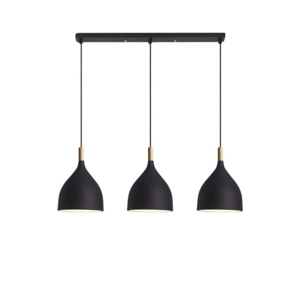 Small 3 bowl style pendant light