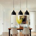 Small 3 bowl style pendant light