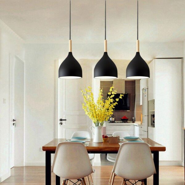 Small 3 bowl style pendant light