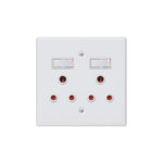 metal double plug 4x4 2x3pin SA plug top