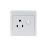 PVC Single Plug 4x4 outlet for 4x4 box