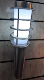 Angled Outdoor Wall Light Stainless Steel