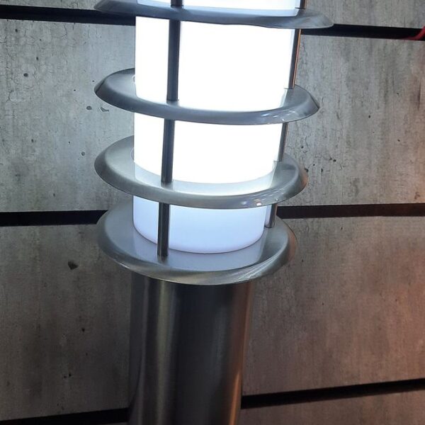 Angled Outdoor Wall Light Stainless Steel