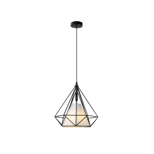 Metal Pendant with Diamond Pattern