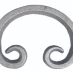 Wrought Iron C Scroll