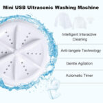 ultrasonic turbine mini washing machine